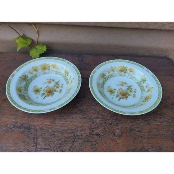 2 Noritake Ireland Amapola 5 1/2" Berry or Fruit Bowls - Picture 1 of 3